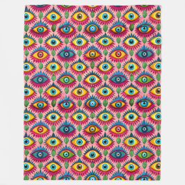 Heldere ogen fleece deken