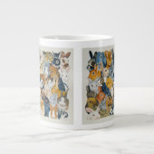 Heldere ogen grote koffiekop (Voorkant)