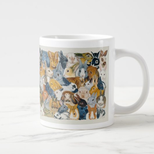Heldere ogen grote koffiekop (Rechts)