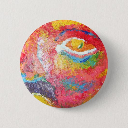 Heldere ogen ronde button 5,7 cm (Voorkant)