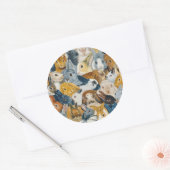Heldere ogen ronde sticker (Envelop)