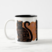 Heldere ogen tweekleurige koffiemok (Links)