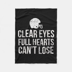 Heldere ogen vol hart kan het Football van het Foo Fleece Deken