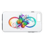 Heldere oneindigheid met regenboog vlinder Case-Mate iPhone case (Achterkant (Horizontaal))