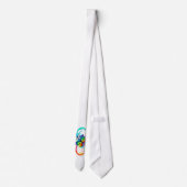 Heldere oneindigheid met regenboog vlinder stropdas (Achterkant)