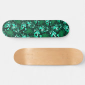 Heldere, opwindende groene tinten persoonlijk skateboard (Horizontaal)