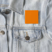 heldere oranje DIY aangepaste achtergrondsjabloon Vierkante Button 5,1 Cm (In situ)