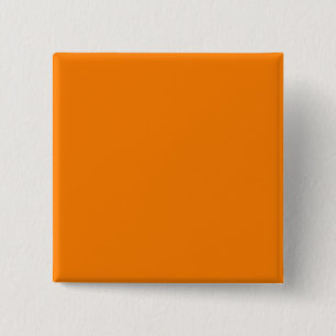 heldere oranje DIY aangepaste achtergrondsjabloon Vierkante Button 5,1 Cm