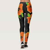 Heldere Oranje Leggings (Achterkant)