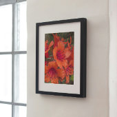 Heldere Oranje Rhododendron Blooms Bloemen Perfect Poster