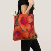 Heldere Oranje Rhododendron Blooms Bloemen Tote Bag (Dichtbij)