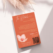 Heldere oranje Verona zonsondergang gebogen Fotode Informatiekaartje