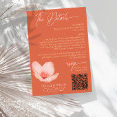 Heldere oranje Verona zonsondergang gebogen Fotode Informatiekaartje