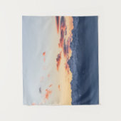 Heldere oranje wolken boven Triglav, Slovenië Wandkleed (Voorkant)