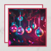 Heldere Ornamenten Feestdagenkaart (Voorkant / Achterkant)