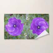 Heldere Paarse hibiscus, handdoek (Handdoek)