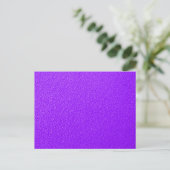 Heldere Paarse Neon Trendy-kleuren Briefkaart (Staand voorkant)