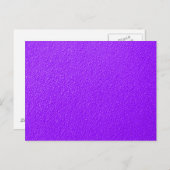 Heldere Paarse Neon Trendy-kleuren Briefkaart (Voorkant / Achterkant)