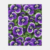 Heldere Paarse slipjes Fleece Deken (Voorkant)