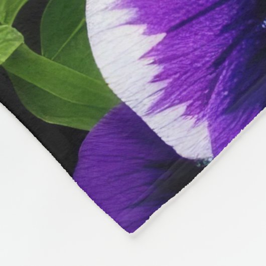 Heldere Paarse slipjes Fleece Deken (Hoek)