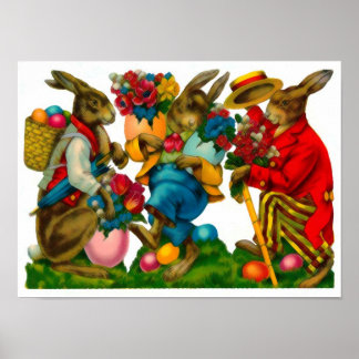 Heldere paasbundels  poster