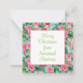 Heldere Palm Beach Kerst Presents Behuizing Notitiekaartje (Voorkant)