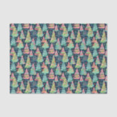 Heldere Palm Beach Kerstbomen Tissuepapier (Voorkant)