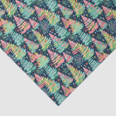 Heldere Palm Beach Kerstbomen Tissuepapier (Detail)