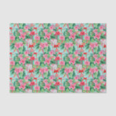 Heldere Palm Beach kerstcadeaus Tissuepapier (Voorkant)