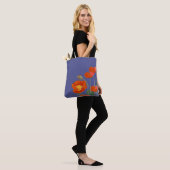 Heldere papavers tote bag (Op model)