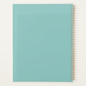 Heldere Pastel Kleurblok 2027 Gepersonaliseerd Planner (Achterkant)