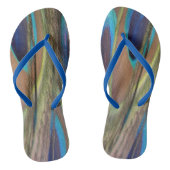 Heldere Peacock Feathers Adult Teenslippers (Voetbed)