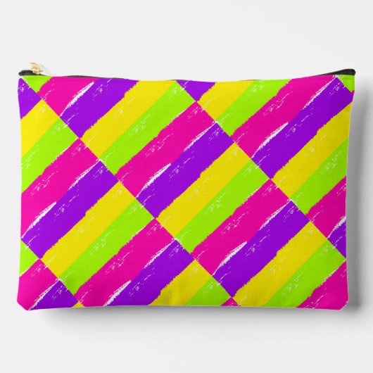 Heldere penseelstreken van neonverf | etui (Voorkant)