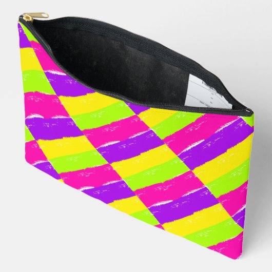 Heldere penseelstreken van neonverf | etui (Open)