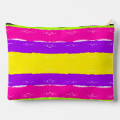 Heldere penseelstreken van neonverf | etui (Achterkant)