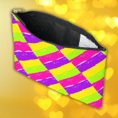 Heldere penseelstreken van neonverf | etui