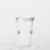 Heldere Perspectief | Minimaal Interface Koud-Brew Acryl Drinkbeker (Rechts)