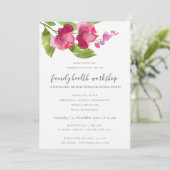 HELDERE PINKINKINK WATERVERF FLORAL WORKSHOP EVAL KAART (Staand voorkant)