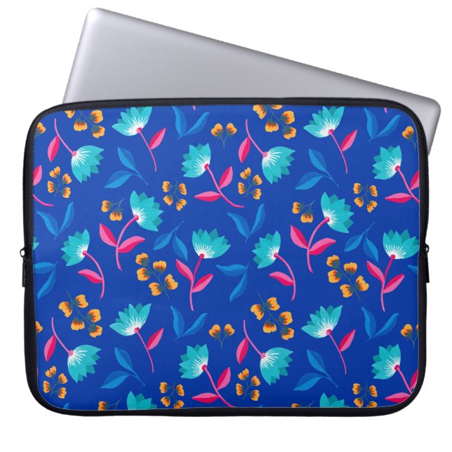 Heldere, platte, platte laptophoes laptop sleeve (Voorkant)