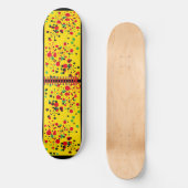 Heldere poka Dots. Persoonlijk Skateboard (Voorkant)