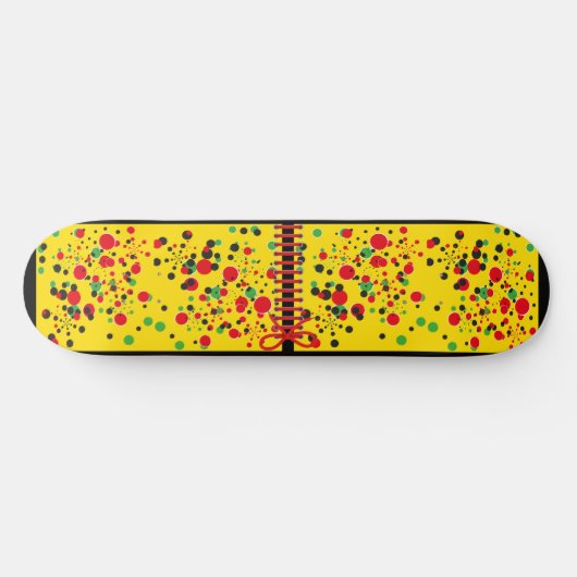 Heldere poka Dots. Persoonlijk Skateboard (Horizontaal)