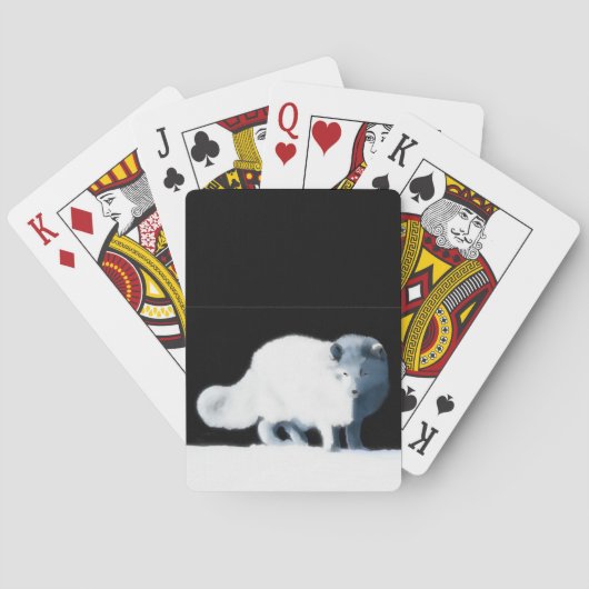Heldere Poolvos Pokerkaarten (Achterkant)