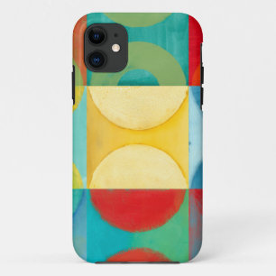 Heldere Pop met cirkels en vierkantjes Case-Mate iPhone Case
