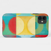 Heldere Pop met cirkels en vierkantjes Case-Mate iPhone Case (Achterkant (horizontaal))