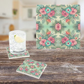 Heldere problemen stenen onderzetter