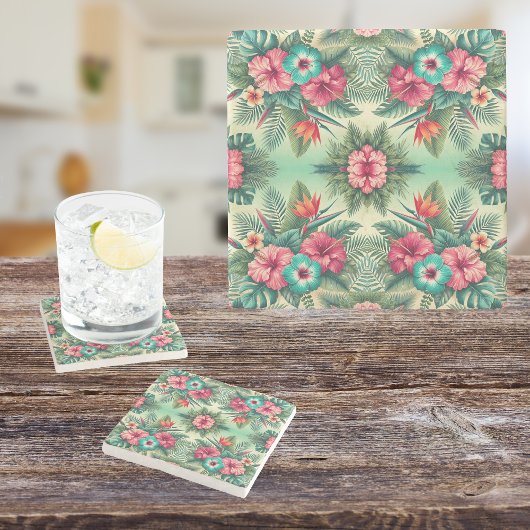 Heldere problemen stenen onderzetter