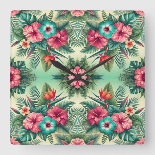 Heldere problemen vierkante klok (Voorkant)