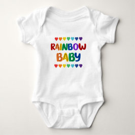 Heldere "Rainbow Baby" Design Baby Bodysuit
