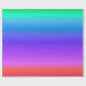 Heldere regenboog cadeaupapier (Vlak)