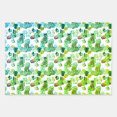 Heldere regenboog gekleurde  rots inpakpapier vel (Voorkant 2)